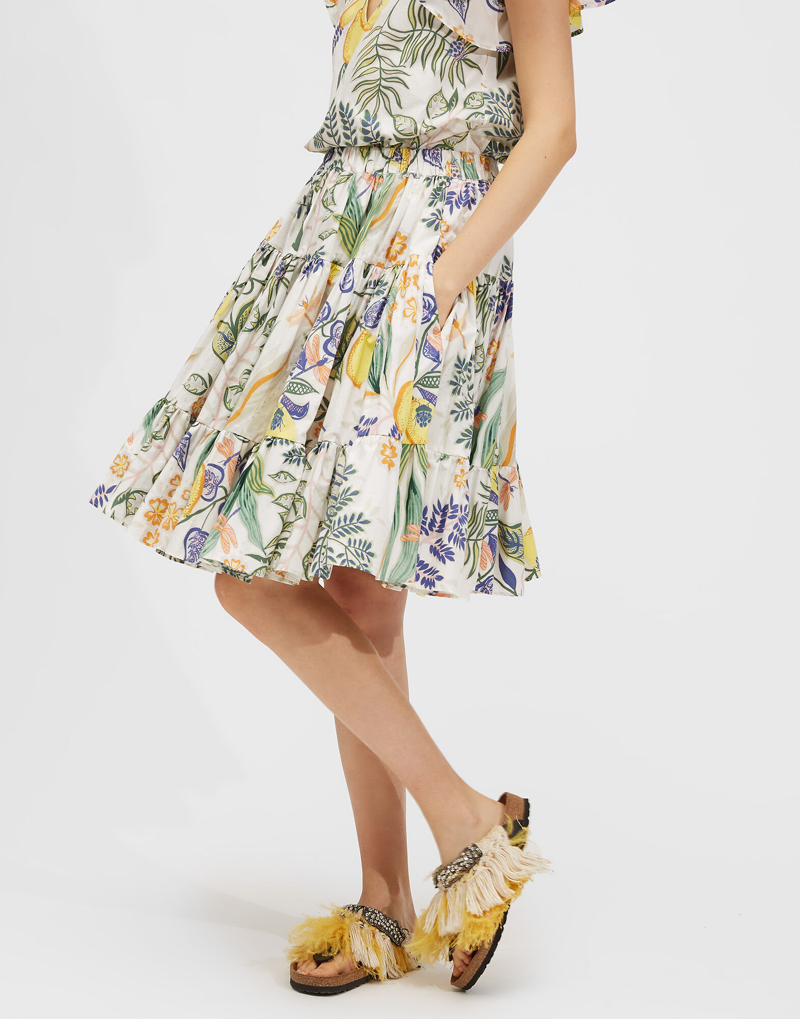 LaDoubleJ Love Skirt Botanical SKI0038COT001BOT0001