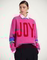 La DoubleJ Joy Sweater La DoubleJ Joy Sweater Color Block Pink & Red PUL0248KNI156VA353PI01