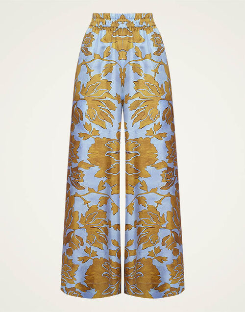 La DoubleJ Palazzo Pants Tangle Light Blue TRO0003SIL001TAN01BU01