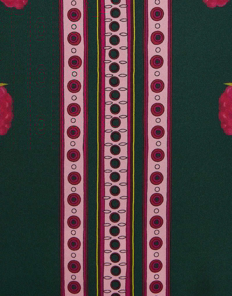 La DoubleJ Long Sleeve Swing Dress La DoubleJ Long Sleeve Swing Dress Lampone Placée Emerald DRE0231SIL006FMB06GR04