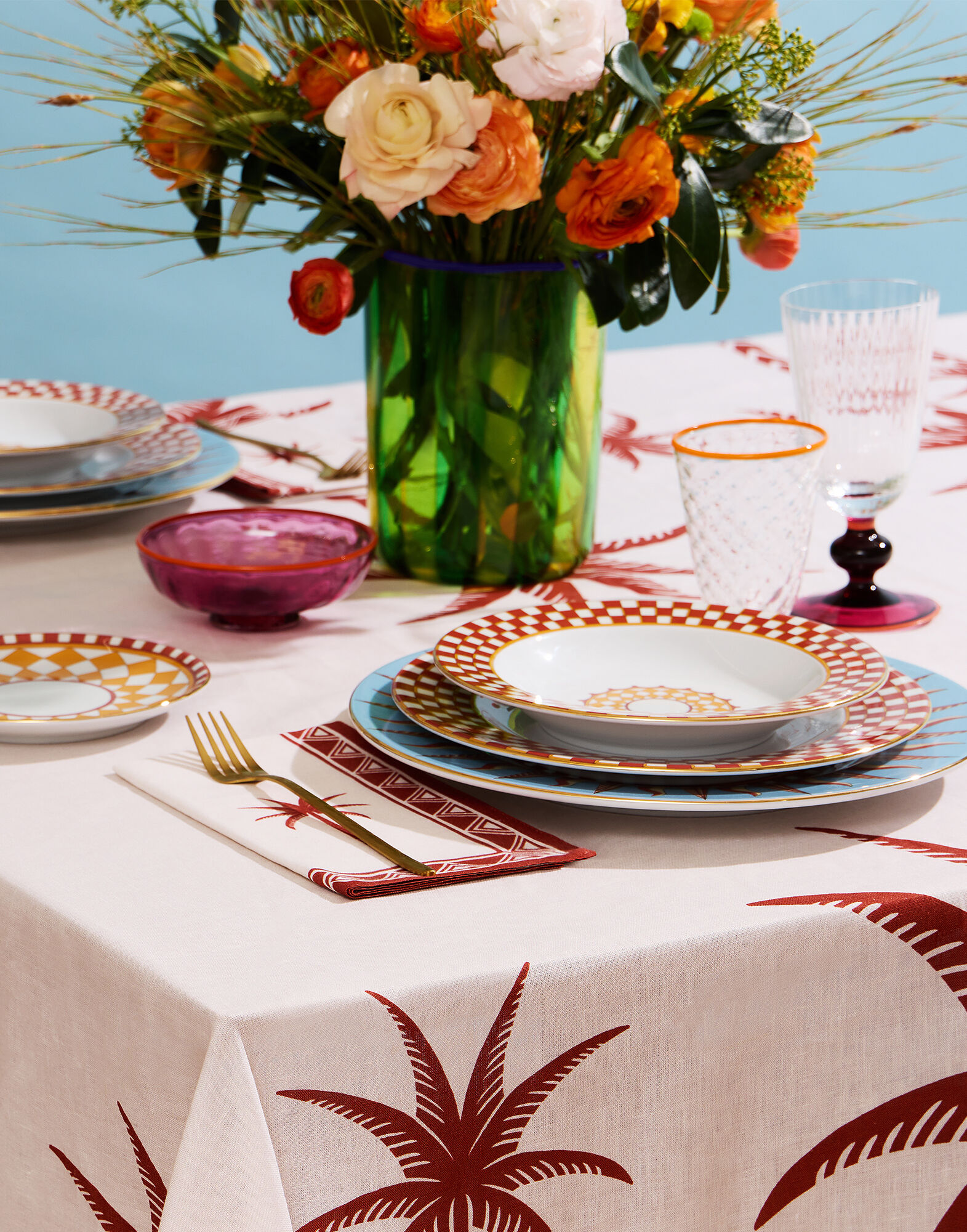 La DoubleJ Torretta Vase Light Green VAS0021MUR001RIG14GR01