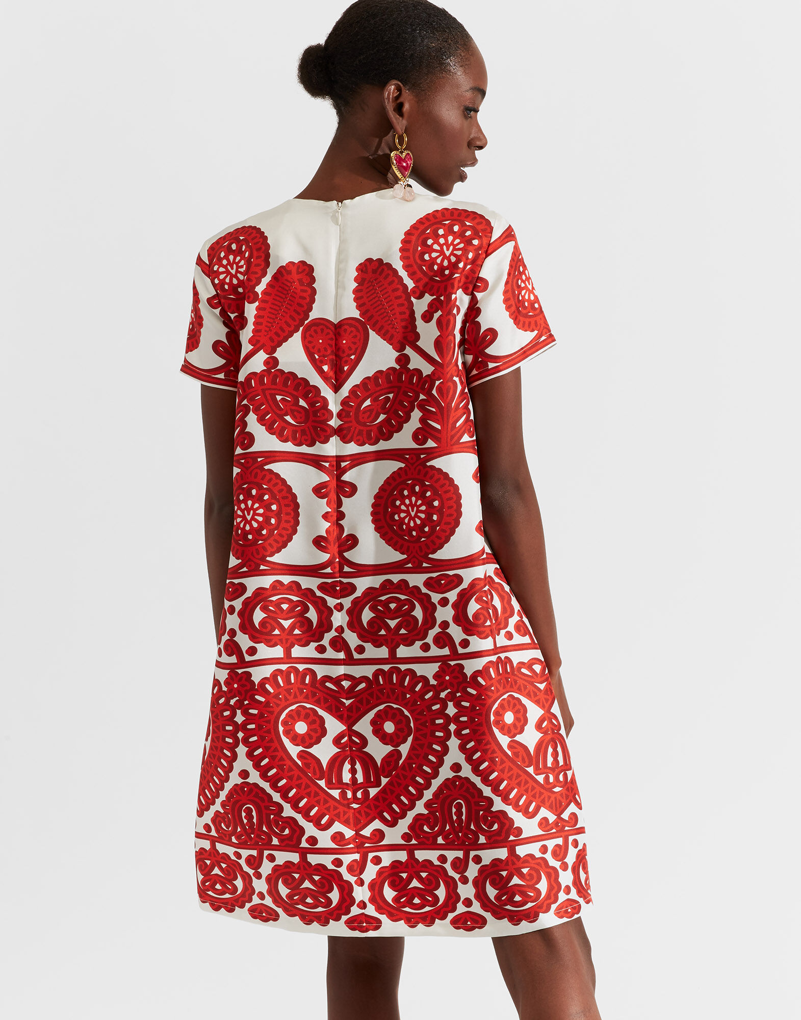 LaDoubleJ Mini Swing Dress Parnaveg Cuore DRE0169SIL006PAC0001