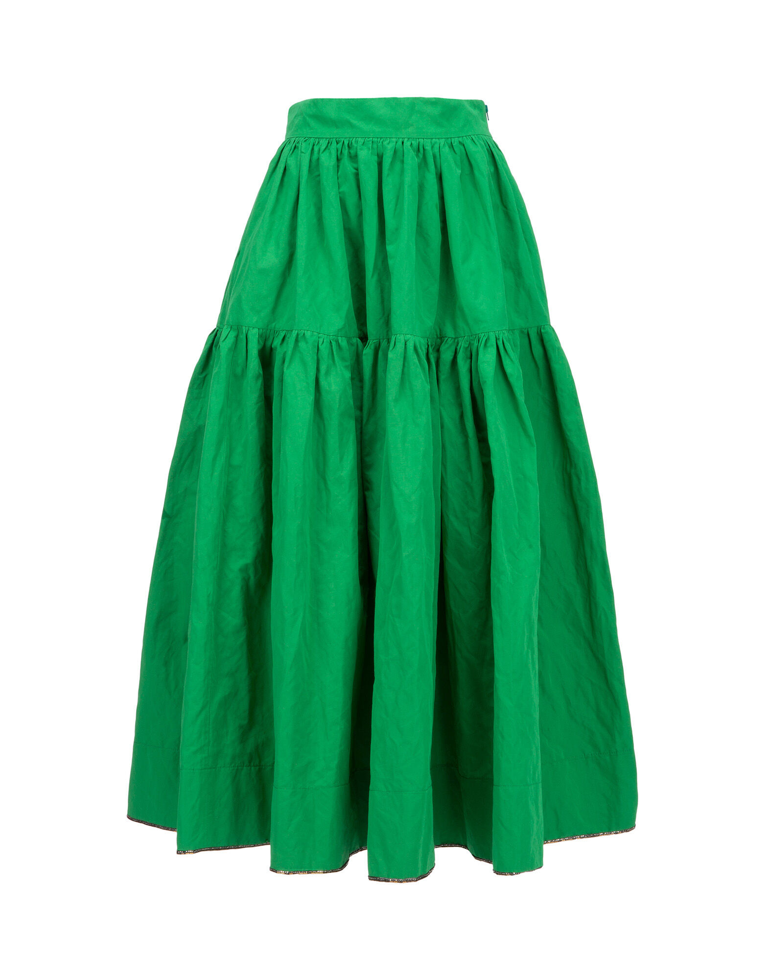 LaDoubleJ Oscar Skirt Solid Green SKI0012COT004GRE0002
