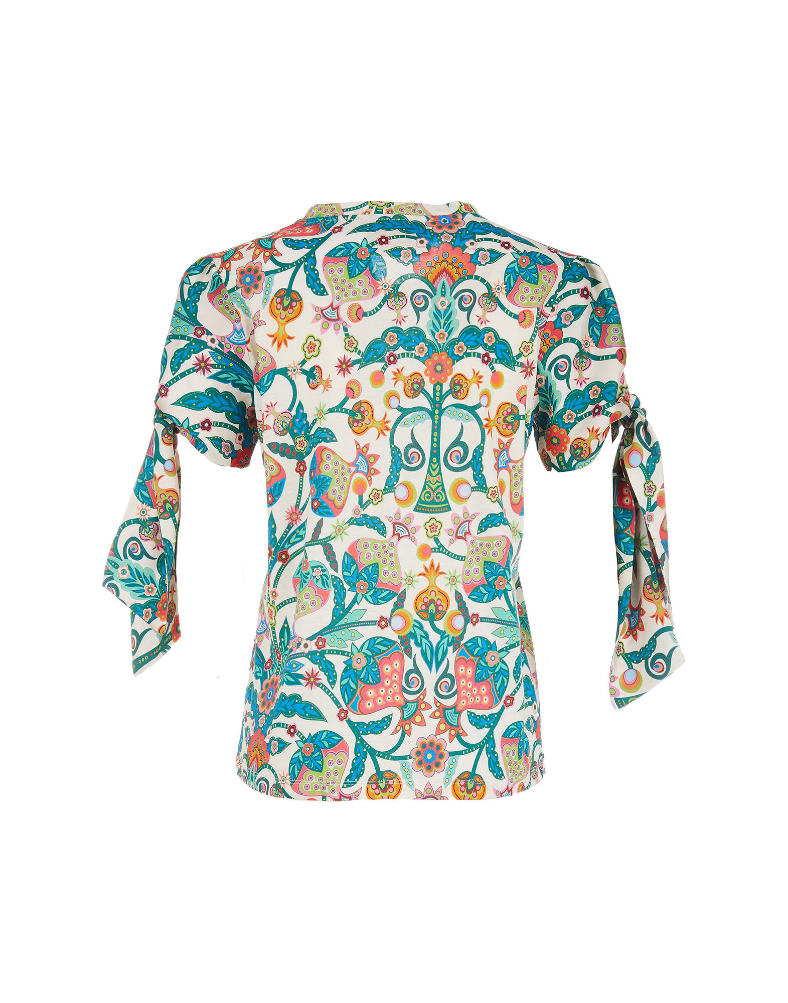 LaDoubleJ Tie T-Shirt Tree Of Life Bianco TOP0032JER002TFL0001