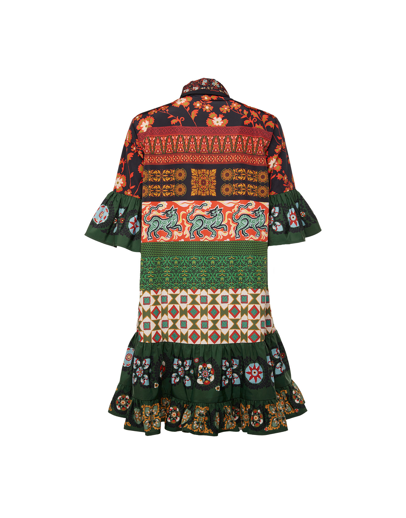 La DoubleJ Choux Dress Patchwork Plac&eacute;e DRE0205FAI002PAT0001