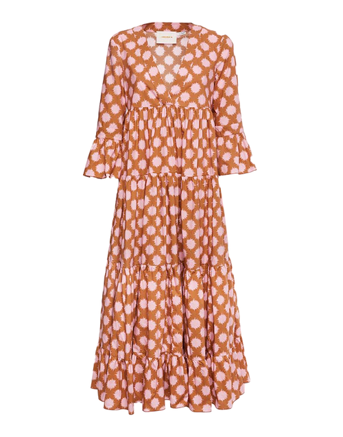 LaDoubleJ Jennifer Jane Dress Pom Pom Rosa DRE0114COT001PMP0002