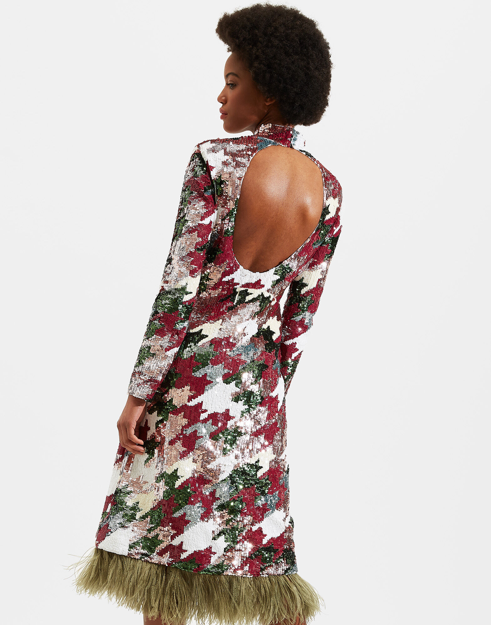 LaDoubleJ Gala Dress Pied De Poule DRE0133SEQ002PIE0001