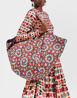 LaDoubleJ Reversible Tote LaDoubleJ Reversible Tote Kaleidoscope Fuxia BAG0022COT005KAL0004