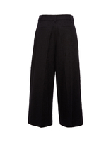 LaDoubleJ Coulotte Pants Solid Black TRO0027COT005BLA0001