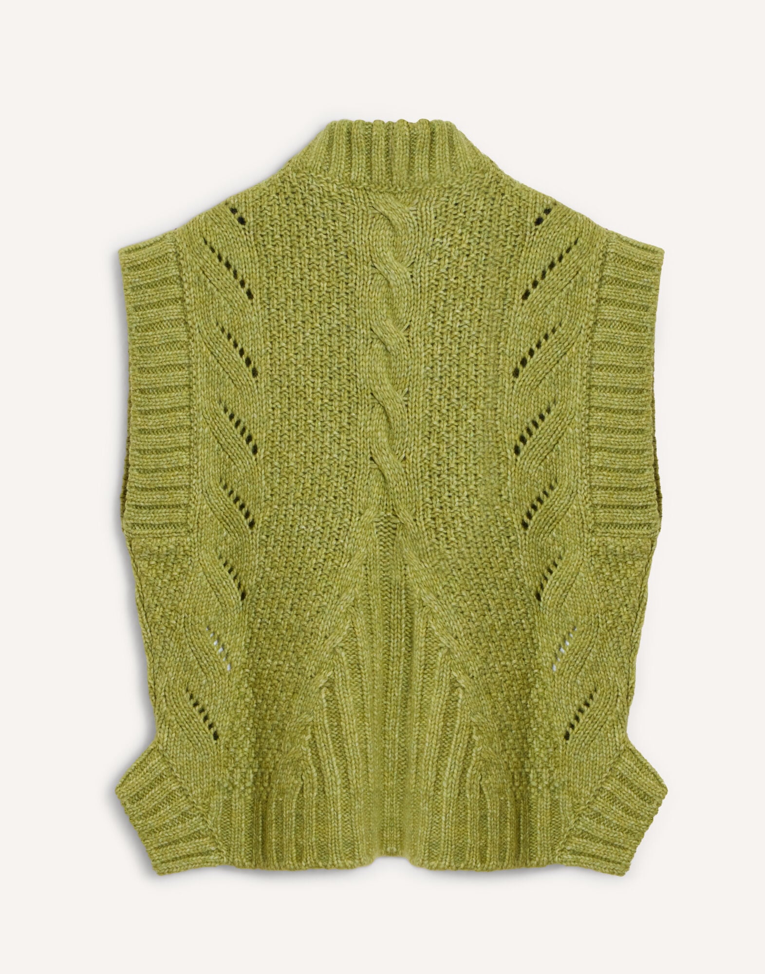 La DoubleJ Cameo Vest Solid Light Green PUL0405KNI215SOLIDGR01