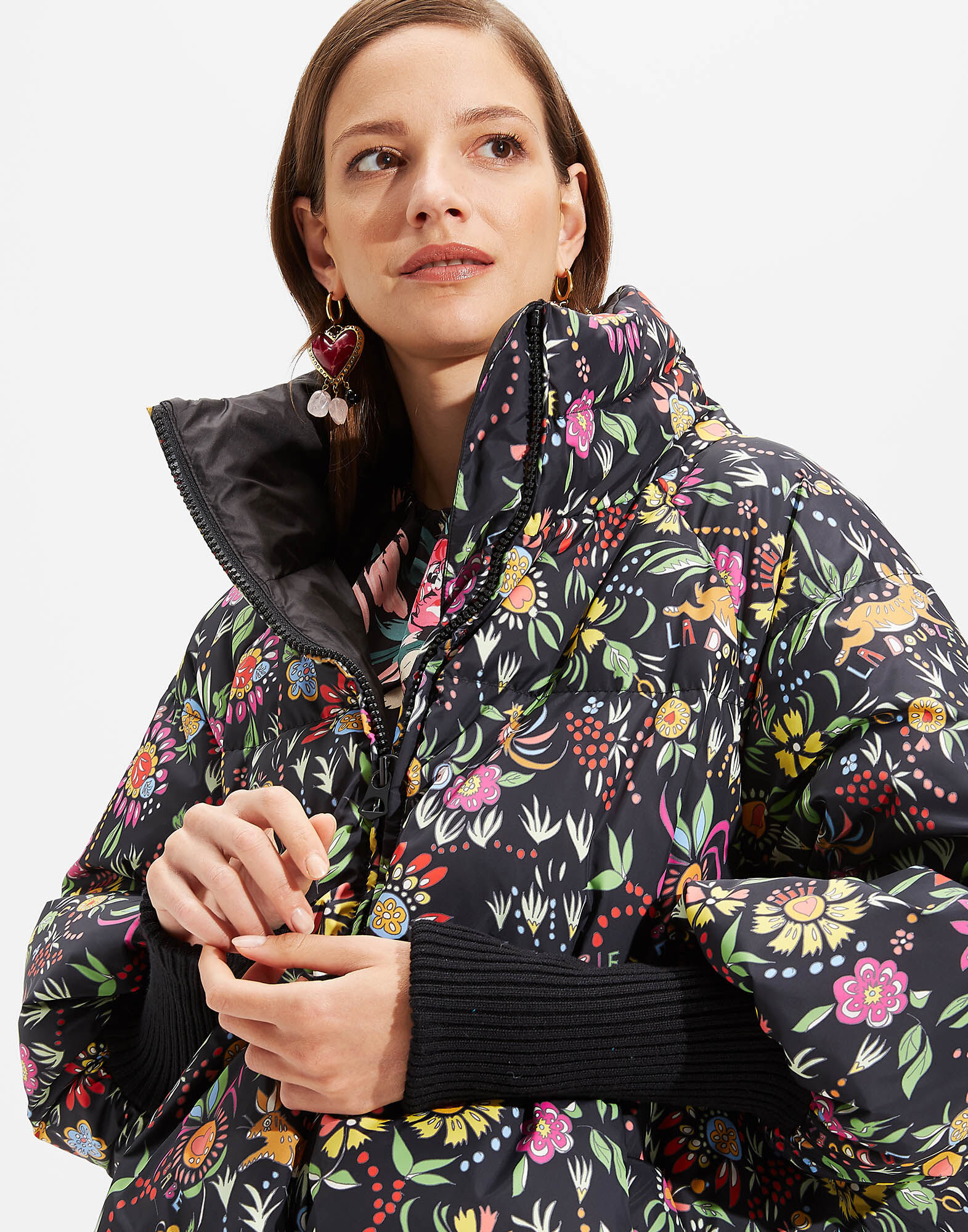 LaDoubleJ Reversible St. Moritz Jacket Babe DOW0003NYL003BAB0001