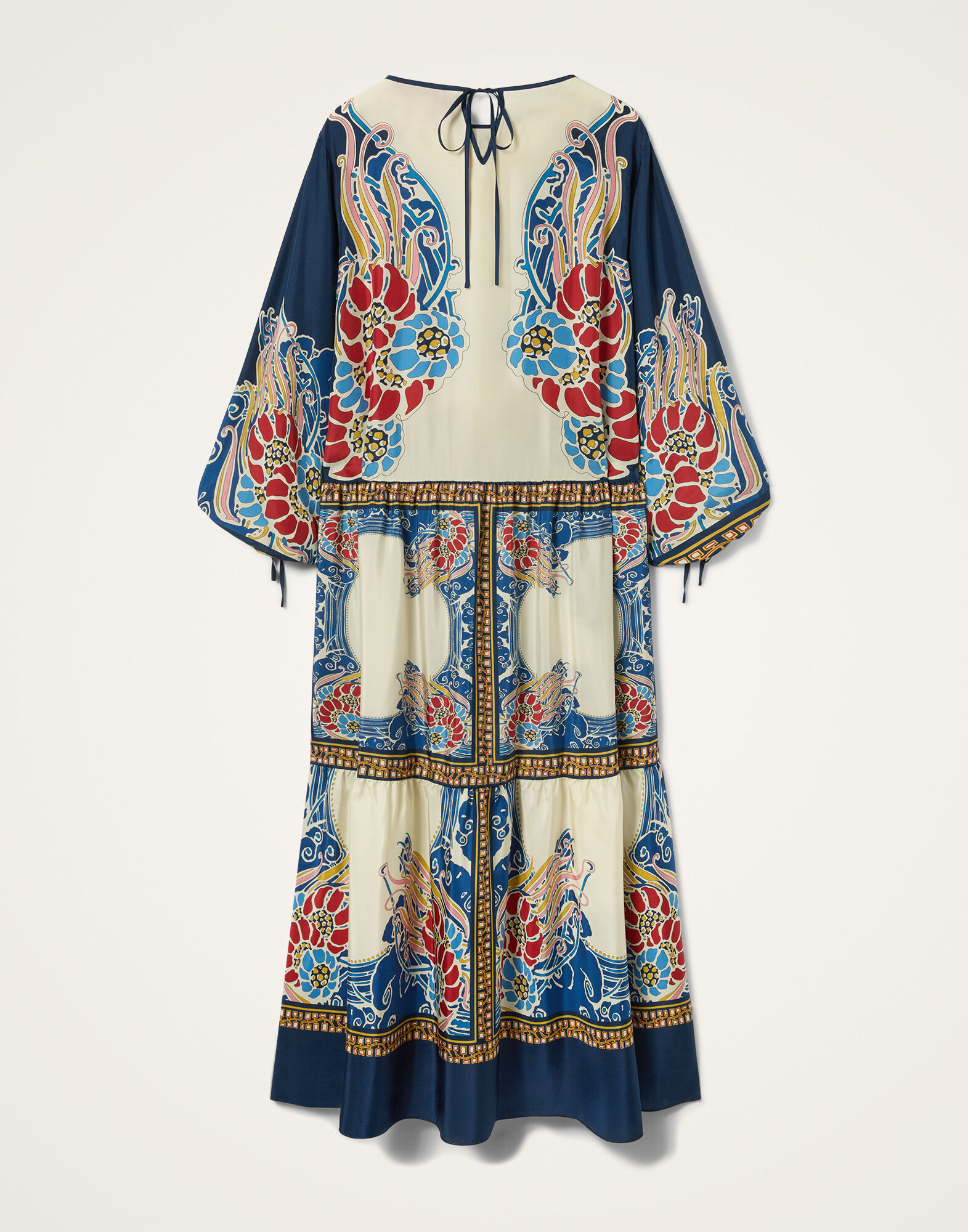 La DoubleJ Vesta Dress Lemuria Plac&eacute;e Blue DRE0302SIL009LEM02BU03