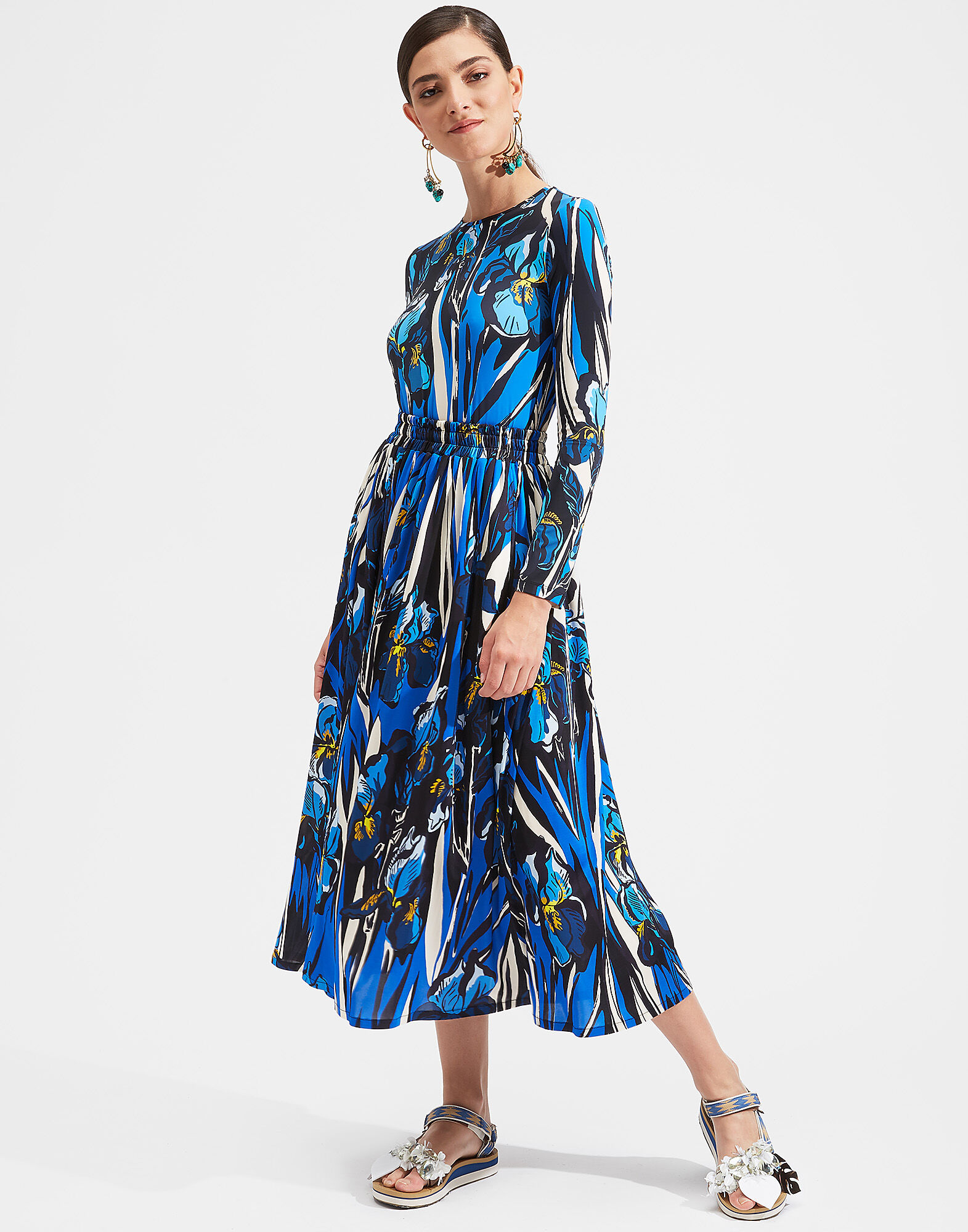 LaDoubleJ Crew Top Iris TOP0024JER005IRI0001