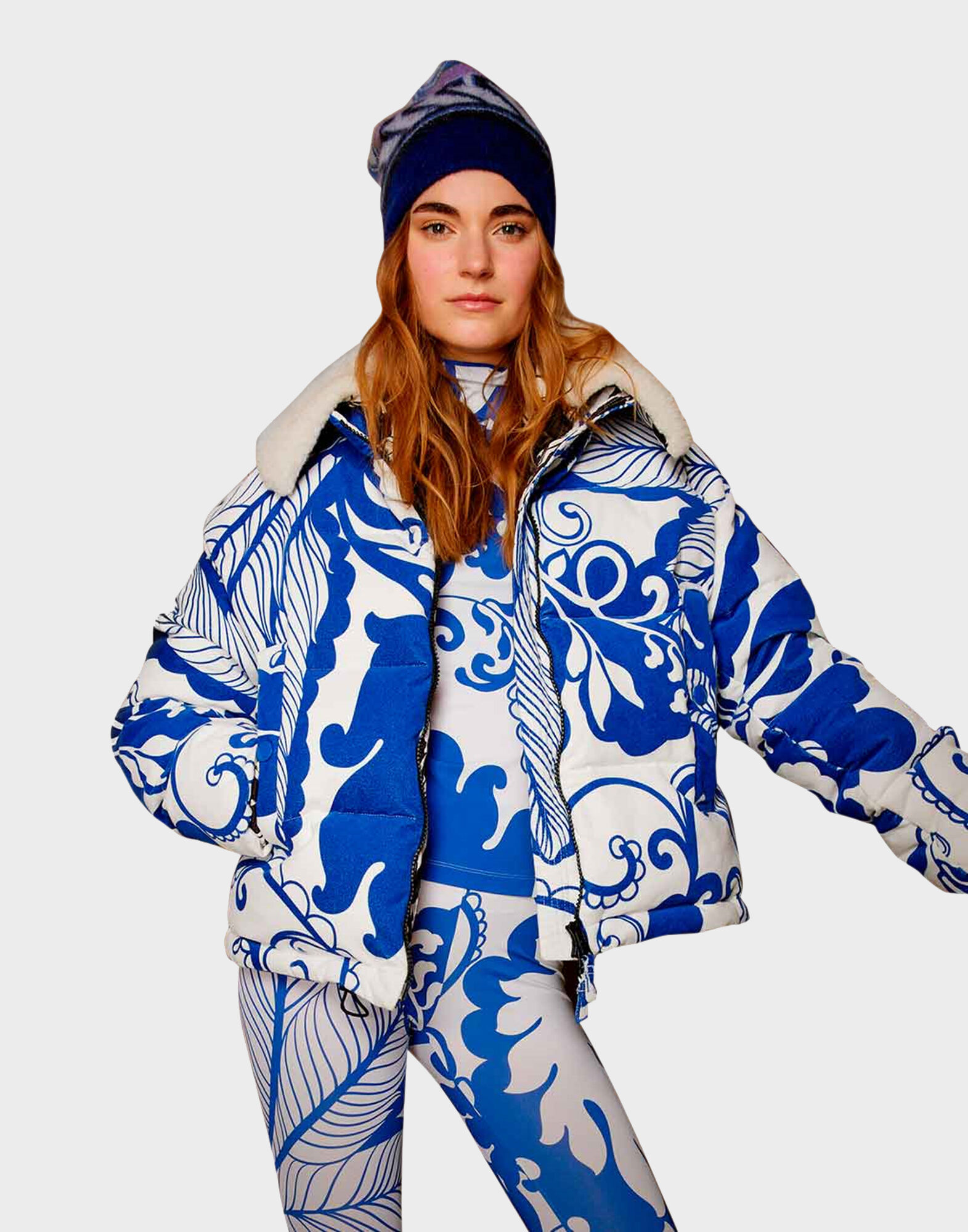 LaDoubleJ Cortina Jacket Marea Blu DOW0002VEL003MRE0002