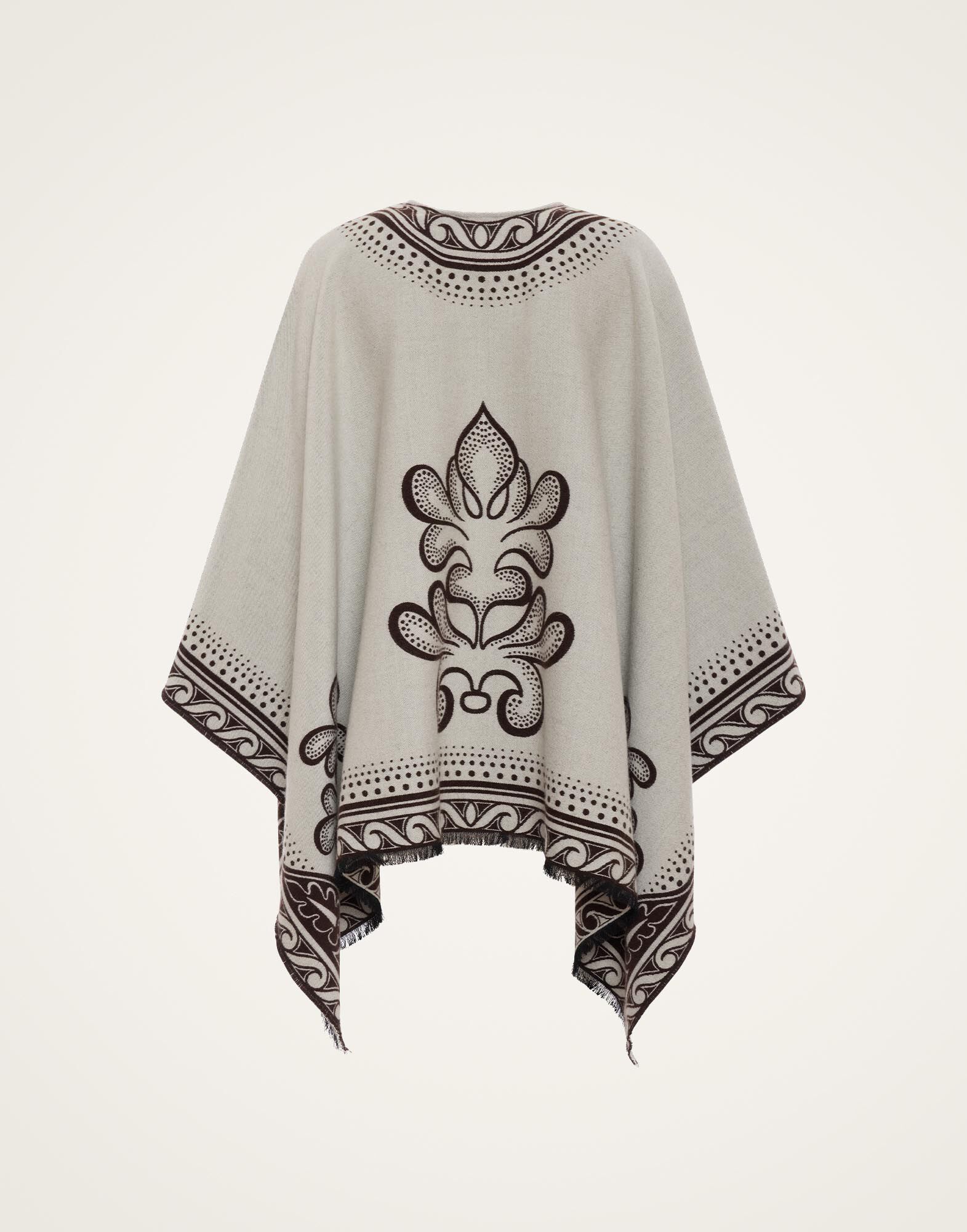 Poncho in Herald Cream for Women | La DoubleJ