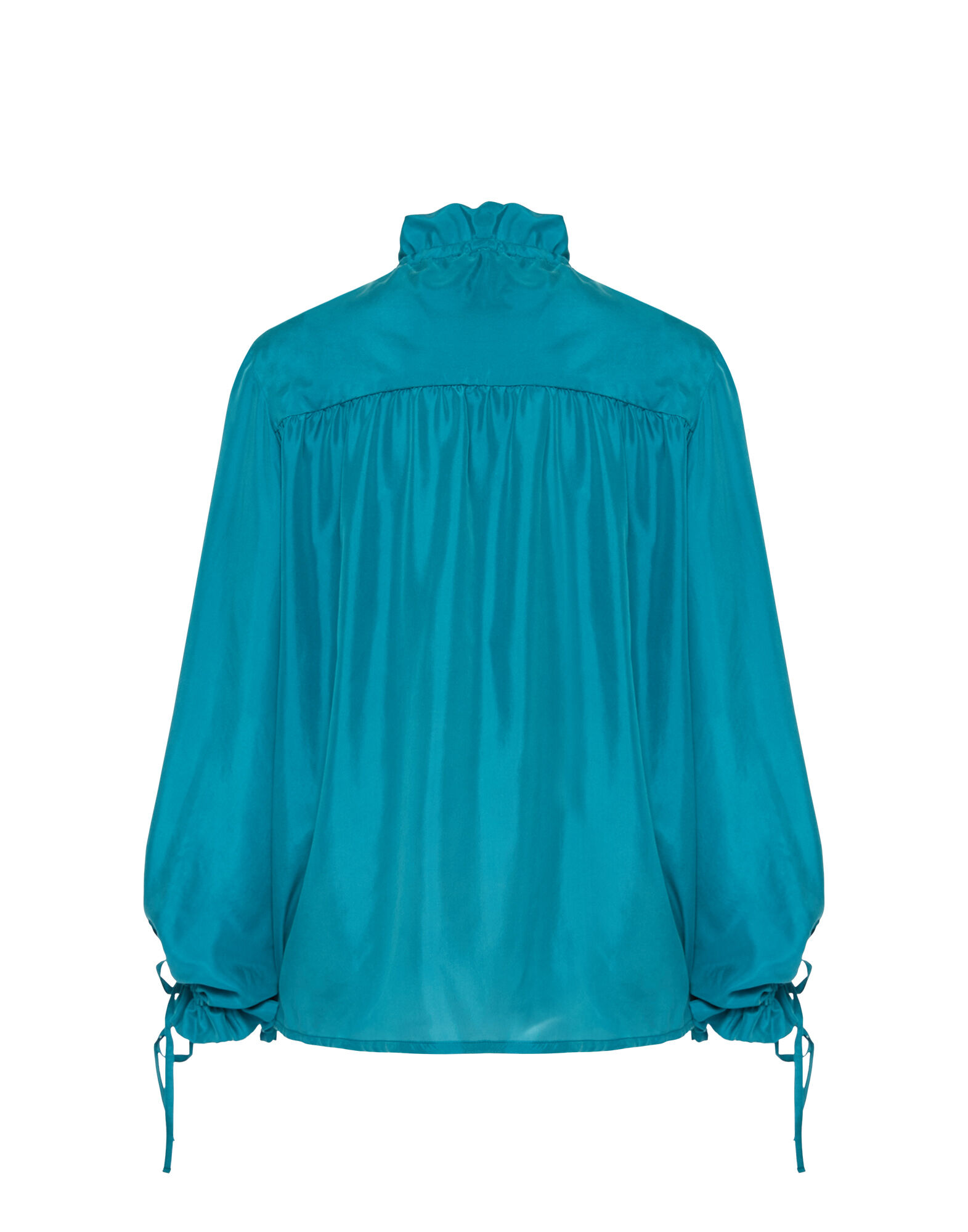Shirt And Sassy in Solid Blue Petrol for Women | La DoubleJ