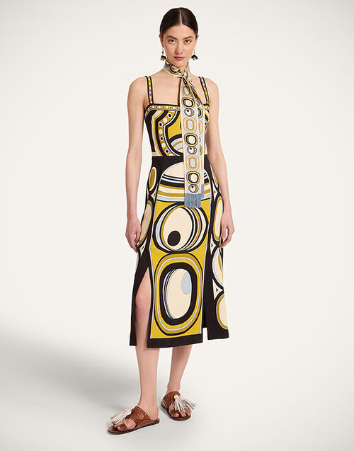 La DoubleJ Buy Me A Martini Dress Sanctuary Plac&eacute;e Gold DRE0673VIS011SAC02YE05