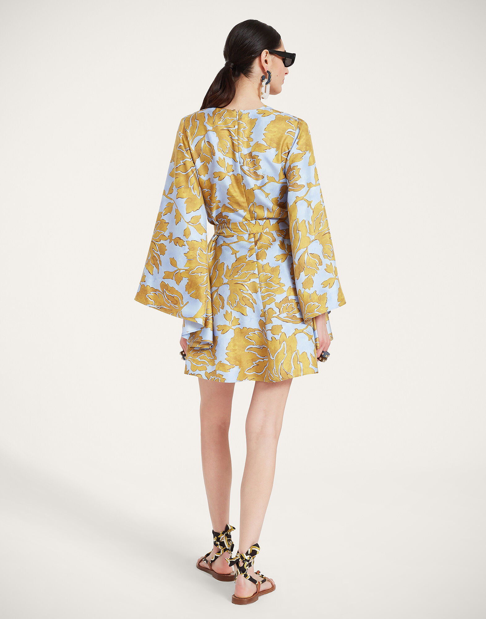 La DoubleJ Mini Magnifico Dress Tangle Light Blue DRE0561SIL001TAN01BU01