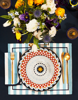 La DoubleJ Dessert Plates Set Of 2 La DoubleJ Dessert Plates Set Of 2 Feria Sky Blue DES0002CER001FER01BU10