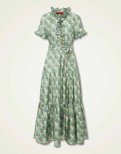 La DoubleJ Long And Sassy Dress Fans Mint DRE0017SIL001FAN01GR11