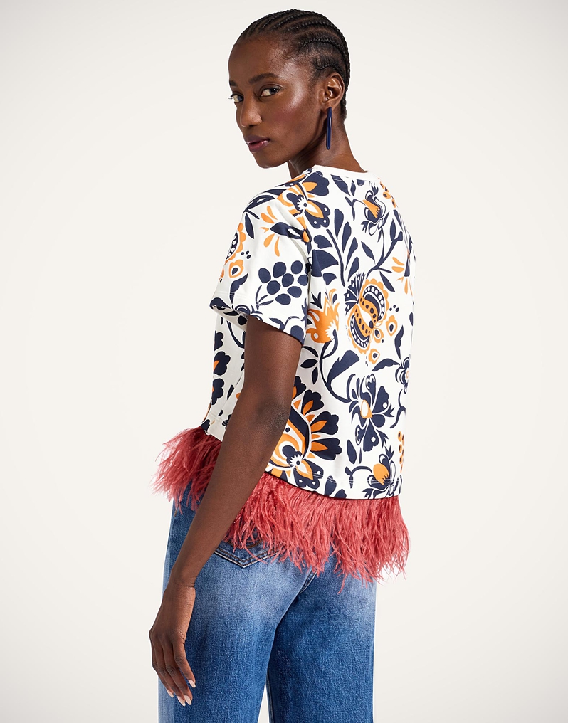 La DoubleJ La Scala Tee La DoubleJ La Scala Tee Selva White TSH0026JER039SEL06WH01