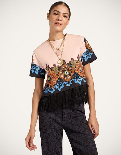 La DoubleJ La Scala Tee La DoubleJ La Scala Tee Bounty Placée Orange TSH0064JER040BOU01OR02