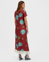 La DoubleJ Swing Dress (With Feathers) La DoubleJ Swing Dress (With Feathers) Ortensia Bordeaux DRE0316SIL001ORT0004