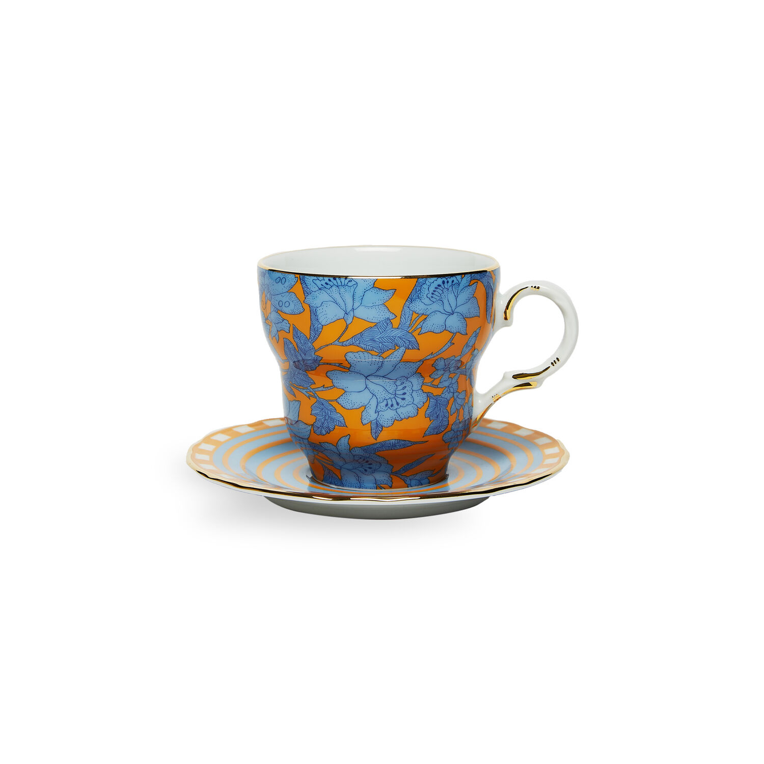 Shop La Doublej Big Mama Cup And Saucer In Lilium Zafferano