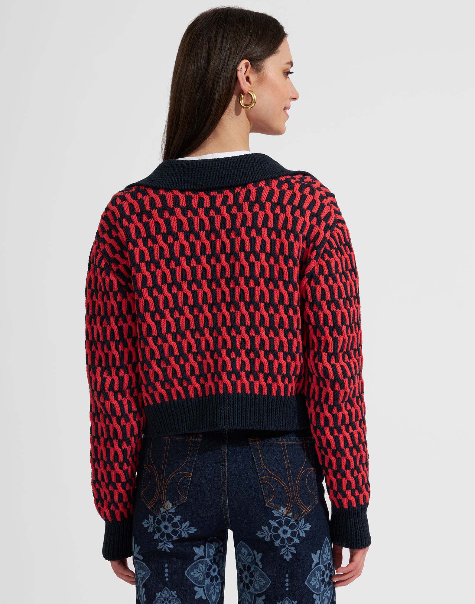 La DoubleJ Winset Cardigan Navy PUL0149KNI082VA167BU06