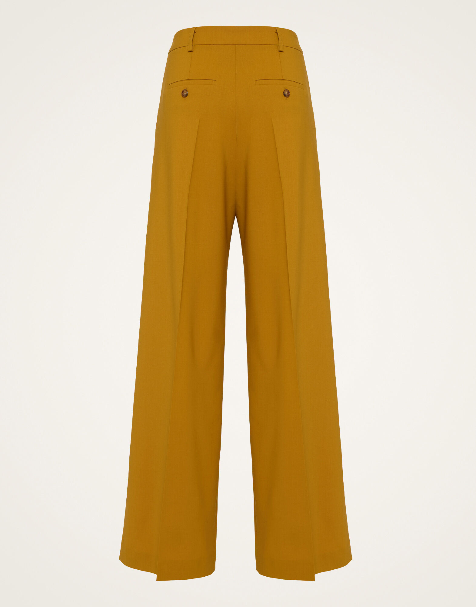 ボトムスその他 LA DOUBLEJ Women Pants TRO0003SIL001MRE01BL03 Yellow Loose Pants in Solid Dark Yellow for Women | La DoubleJ