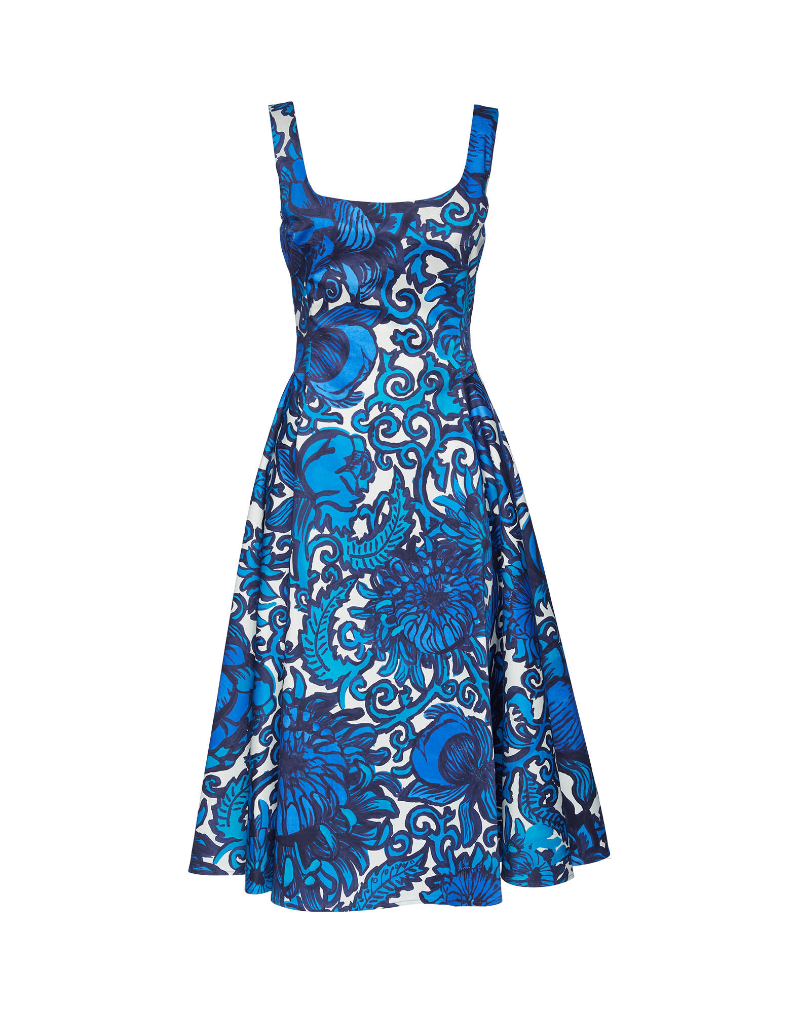 La DoubleJ Sophia Dress Anemone DRE0437COT006ANE01BU03