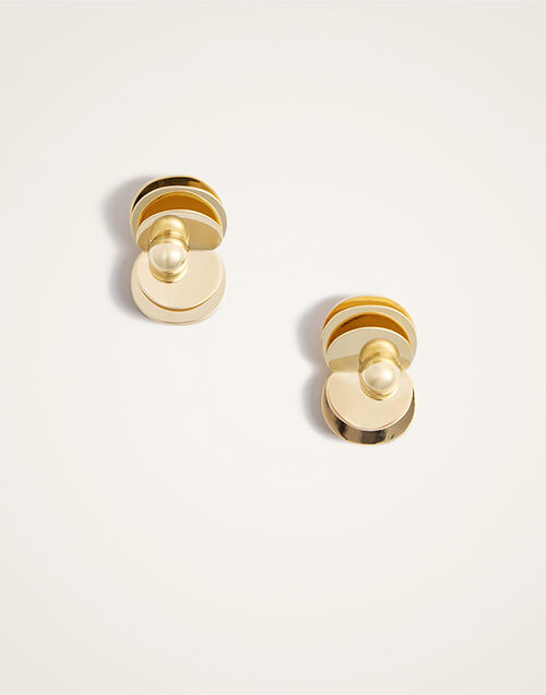 La DoubleJ Aura Studs 24K Gold Plate EAR0062BRA003SOLIDYE05