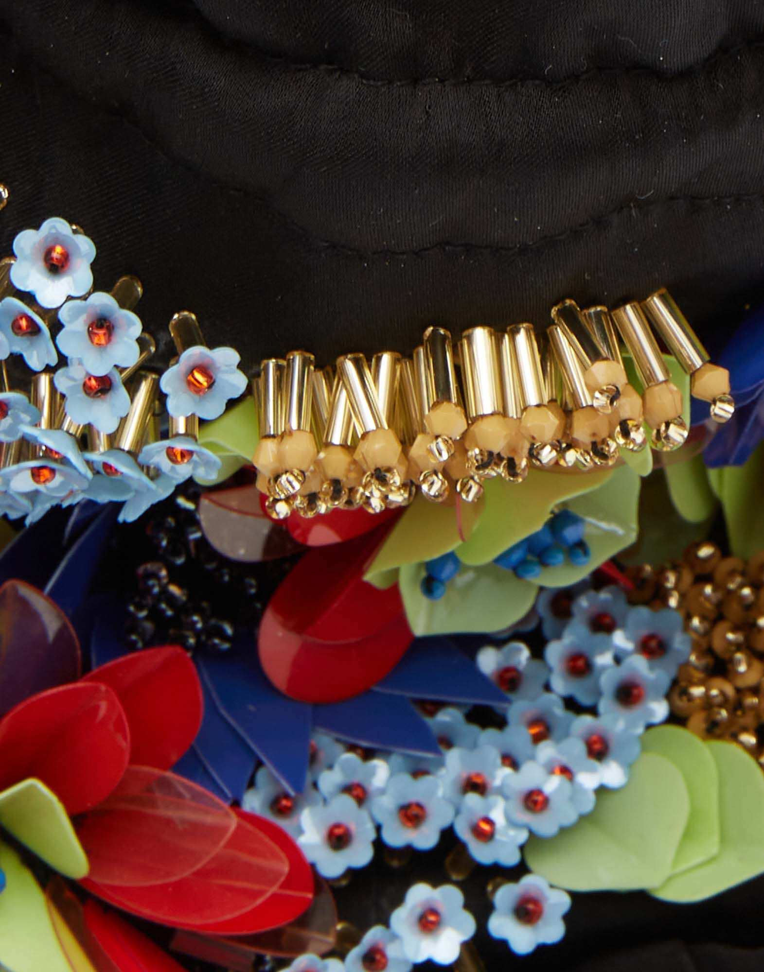 La DoubleJ Frida Pouch Multicolor Fiori BAG0027EMB002MUL0018