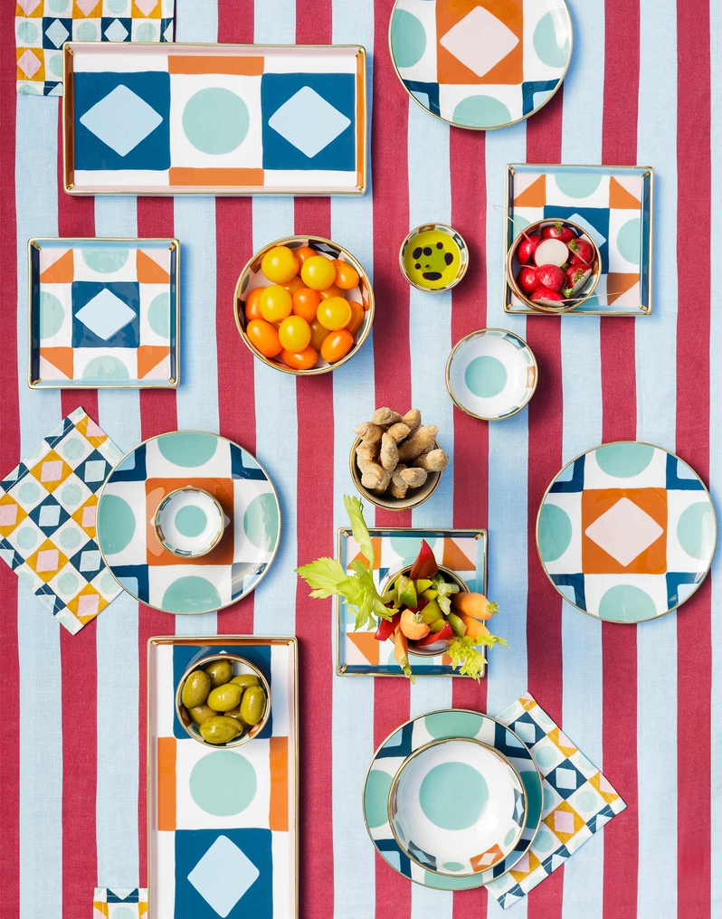 La DoubleJ Tray La DoubleJ Tray Diamond Dots DIS0046CER001CHA0004