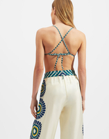 La DoubleJ Bikini Top La DoubleJ Bikini Top Blue Solar Placée SWI0032LYC003SOL0005