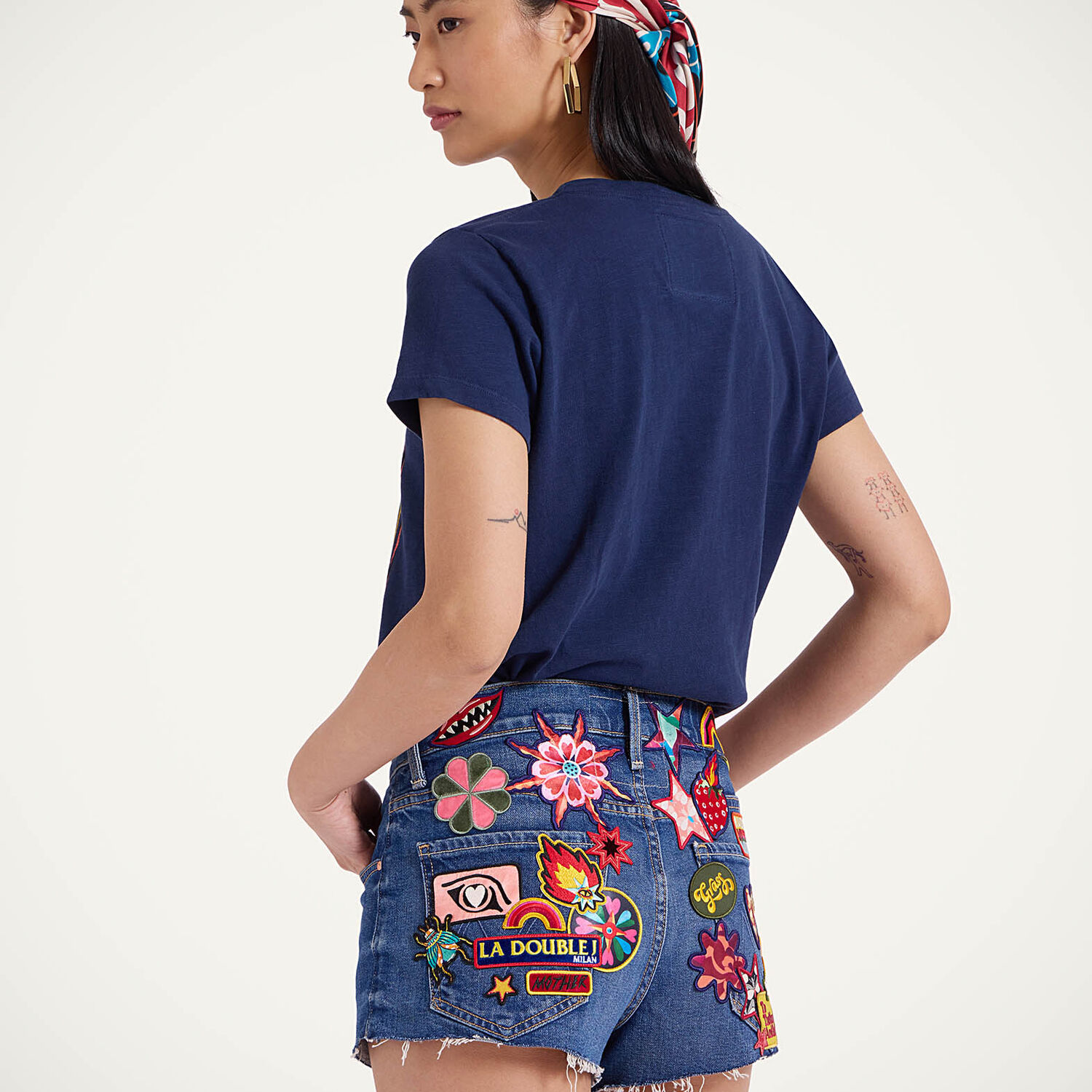LA DOUBLEJ THE DODGER SHORT FRAY SHORTS