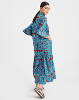 LaDoubleJ Artemis Dress LaDoubleJ Artemis Dress Parnaveg Turchese DRE0176COT001PRN0003