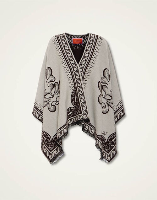 La DoubleJ Poncho La DoubleJ Poncho Herald Cream SCA0064JCQ104HRL03WH03