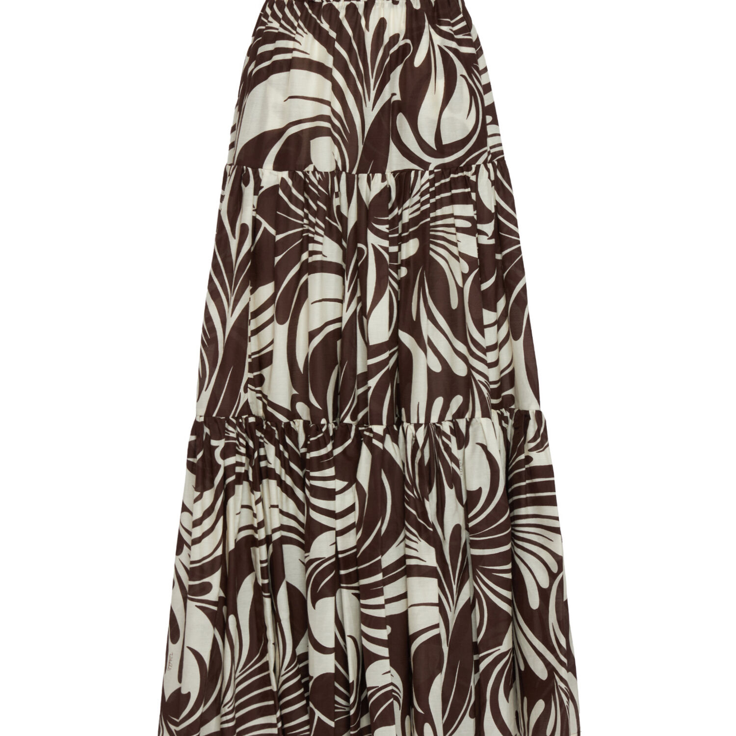 Shop La Doublej Big Skirt In Watermarble