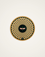 La DoubleJ Disk Placemats Set Of 2 La DoubleJ Disk Placemats Set Of 2 Libellula Dark Mustard PMT0032CRK001LIB03YE03