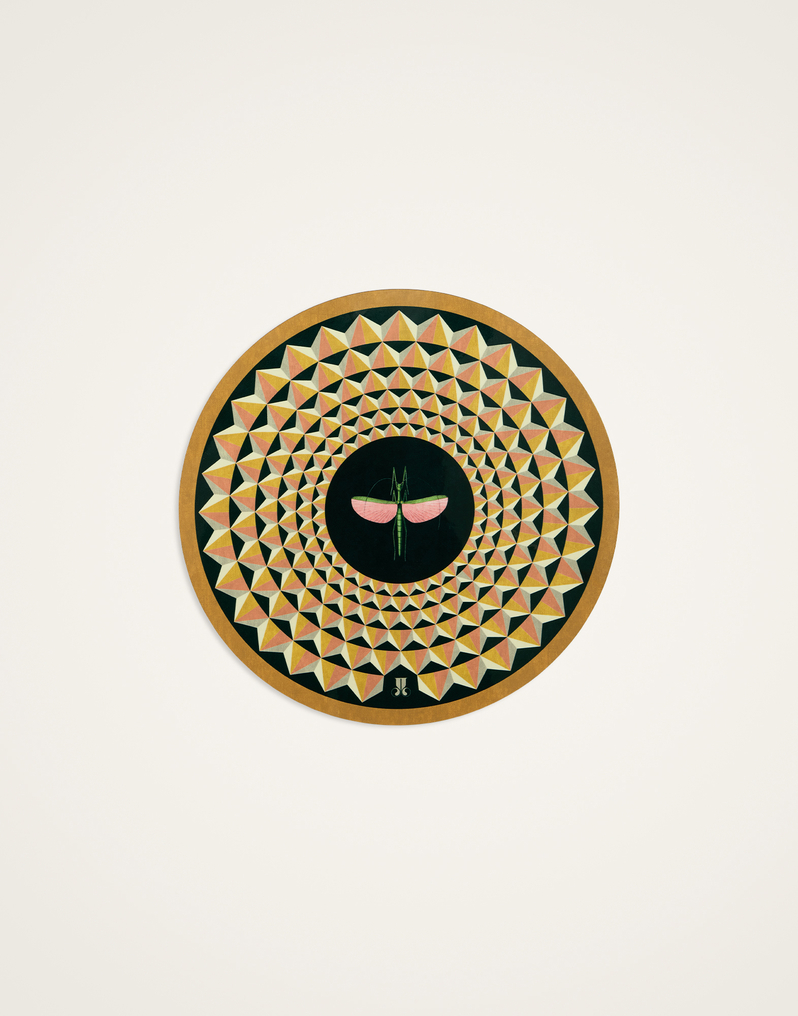 La DoubleJ Disk Placemats Set Of 2 La DoubleJ Disk Placemats Set Of 2 Libellula Dark Mustard PMT0032CRK001LIB03YE03