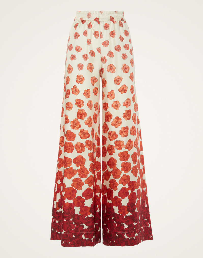 La DoubleJ Palazzo Pants La DoubleJ Palazzo Pants Haze Placèe Red TRO0003SIL001HAZ01RE01