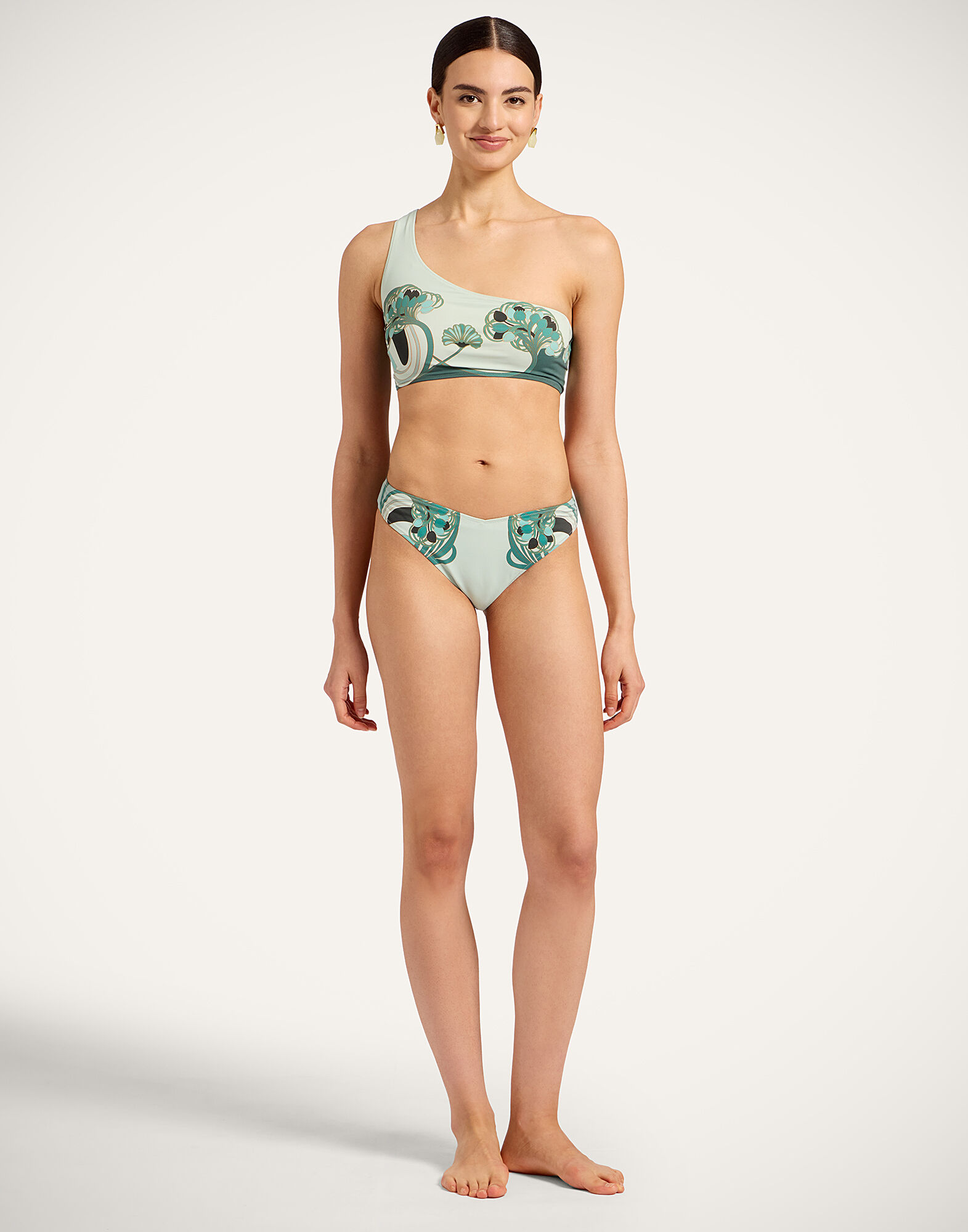 La DoubleJ Mirage Bottom Blooming Tulip Plac&eacute;e Mint SWI0095LYC006BTU01GR11