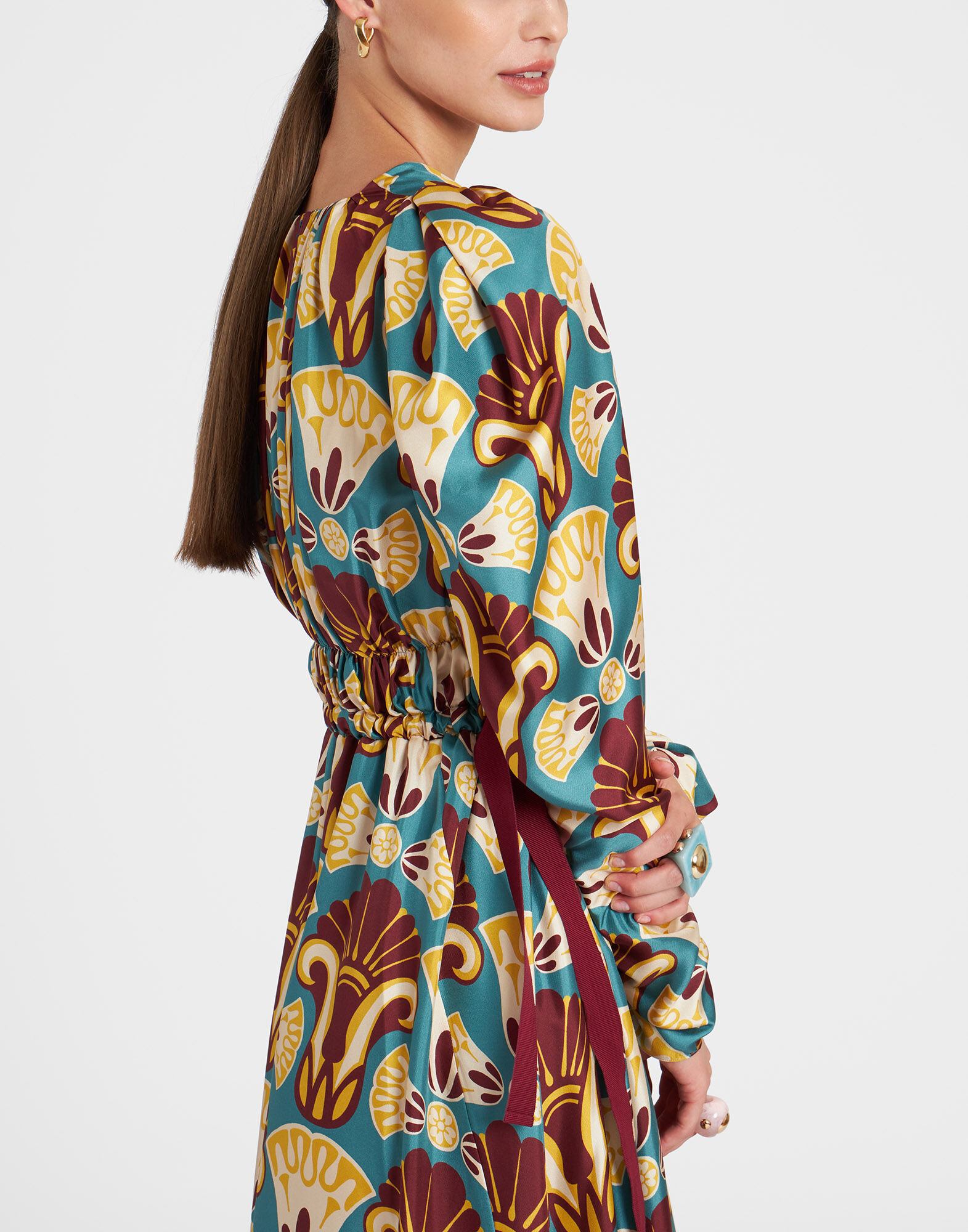 La DoubleJ Biennale Long Dress Dendera Light Blue DRE0593SIL001DEN01BU01