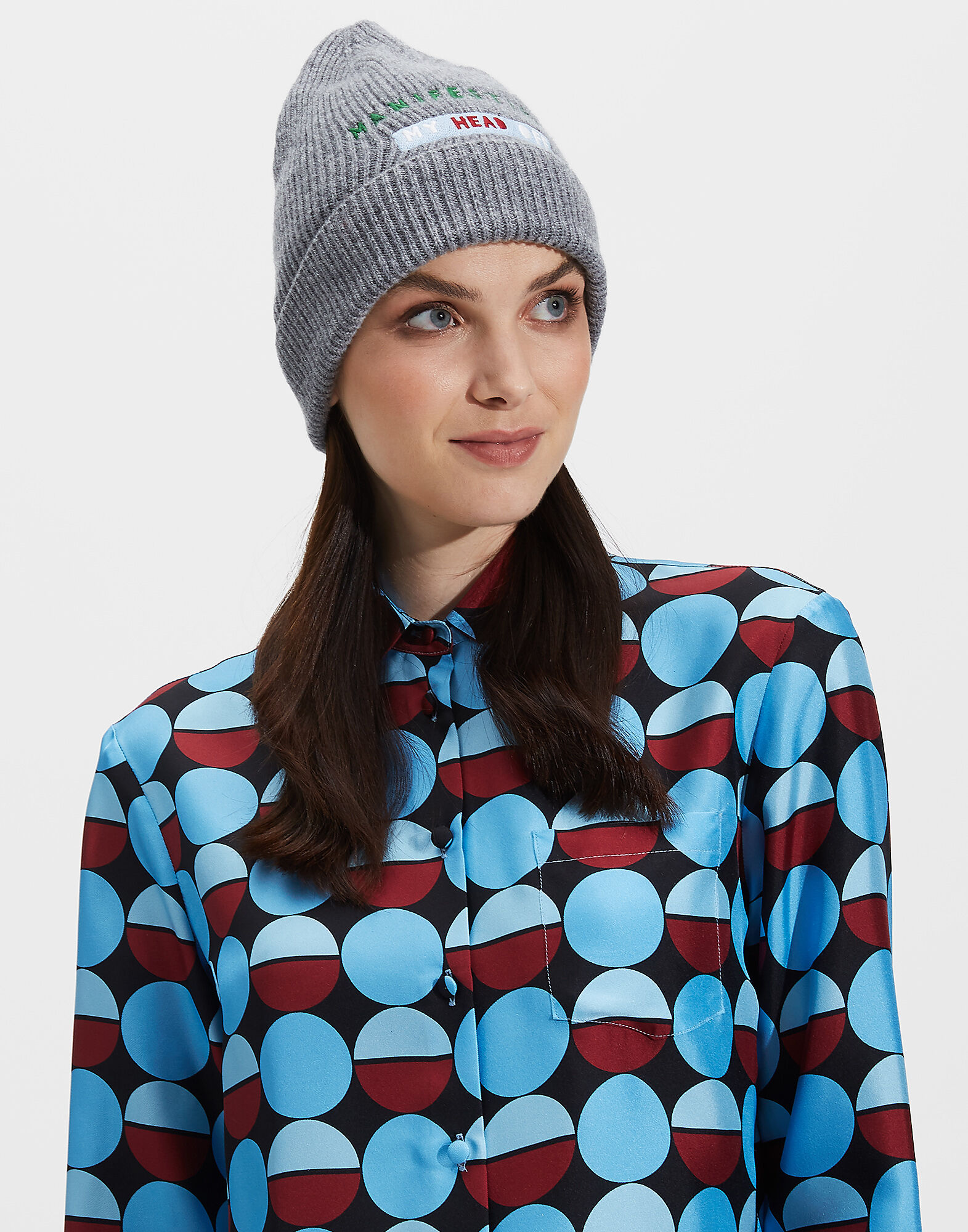 LaDoubleJ Beanie Grigio HAT0002KNI029GRI0001