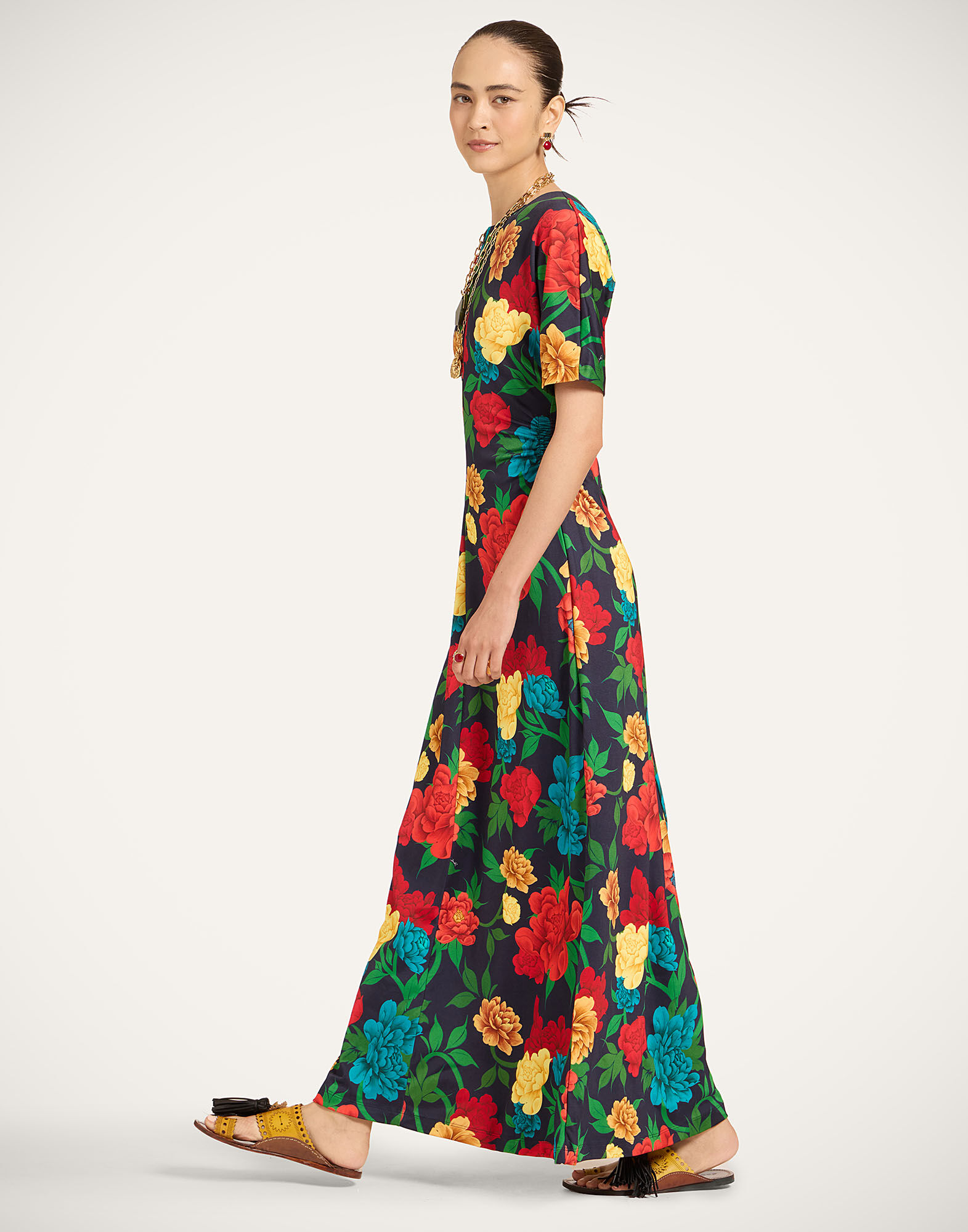 La DoubleJ Angelica Dress Queen Peony Blue DRE0836JER077QPE01BU03