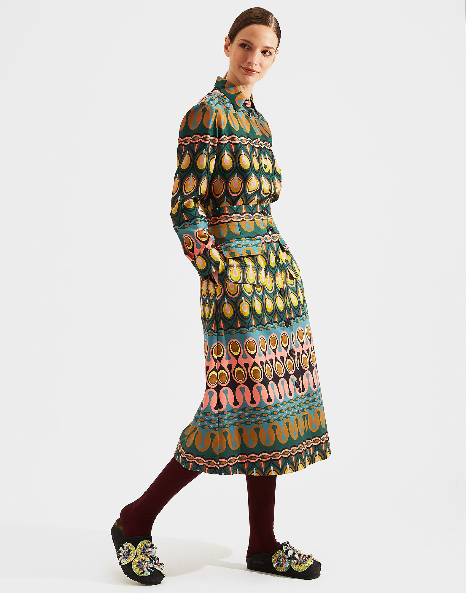 LaDoubleJ Peggy Skirt Rio Verde SKI0040COT006RIO0002