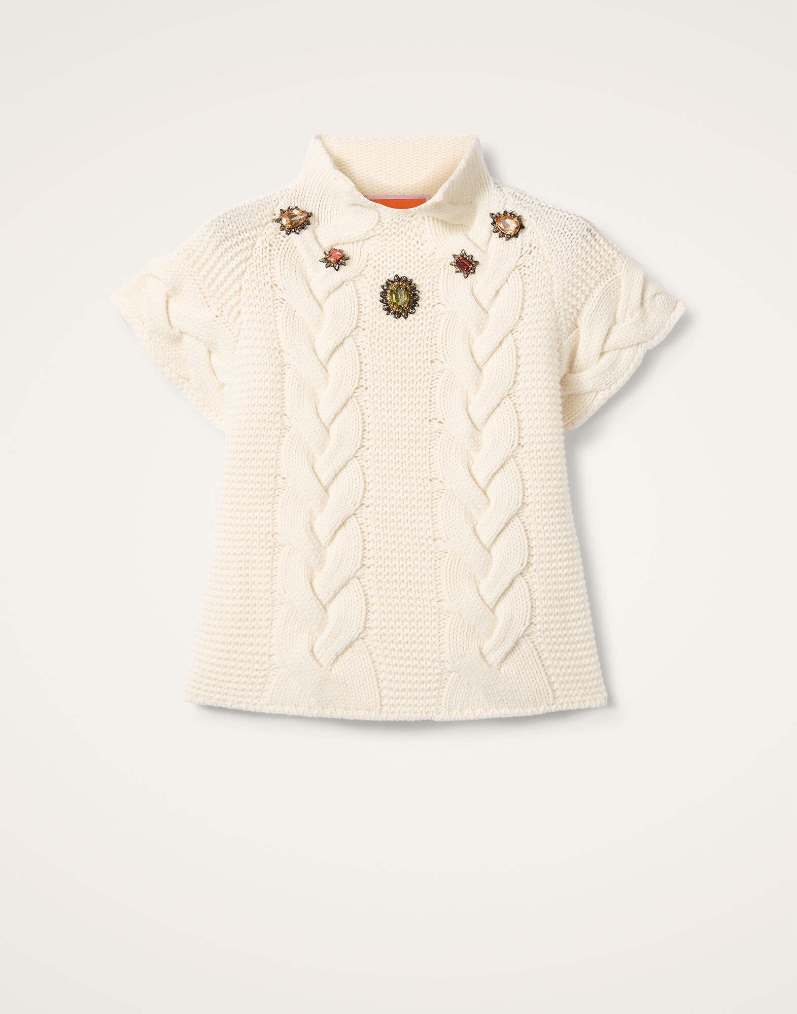 La DoubleJ Portrait Top Solid Ivory PUL0204KNI120VA271WH04