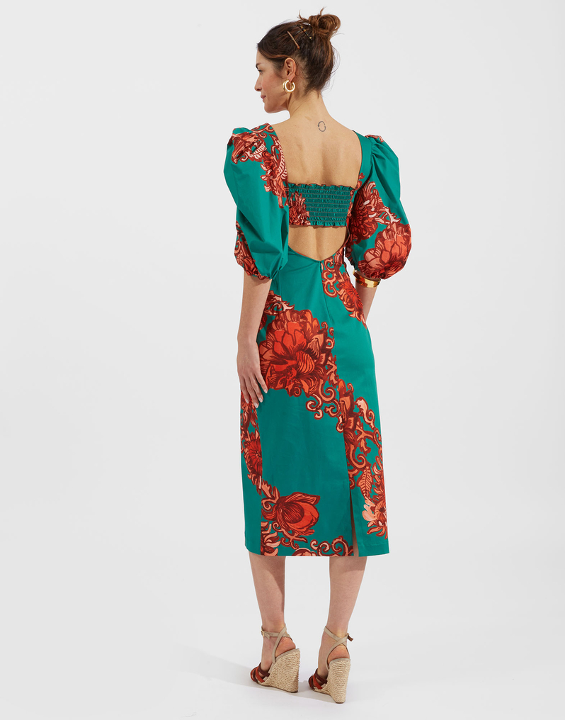 La DoubleJ Sizzler Dress La DoubleJ Sizzler Dress Anemone Ghirlanda DRE0481COT006ANE03GR02