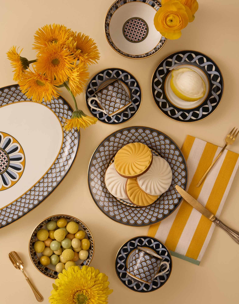 La DoubleJ Impero Espresso Cup Set Of 2 La DoubleJ Impero Espresso Cup Set Of 2 Odysseus Midnight Blue CUP0011CER001ODY01BU04